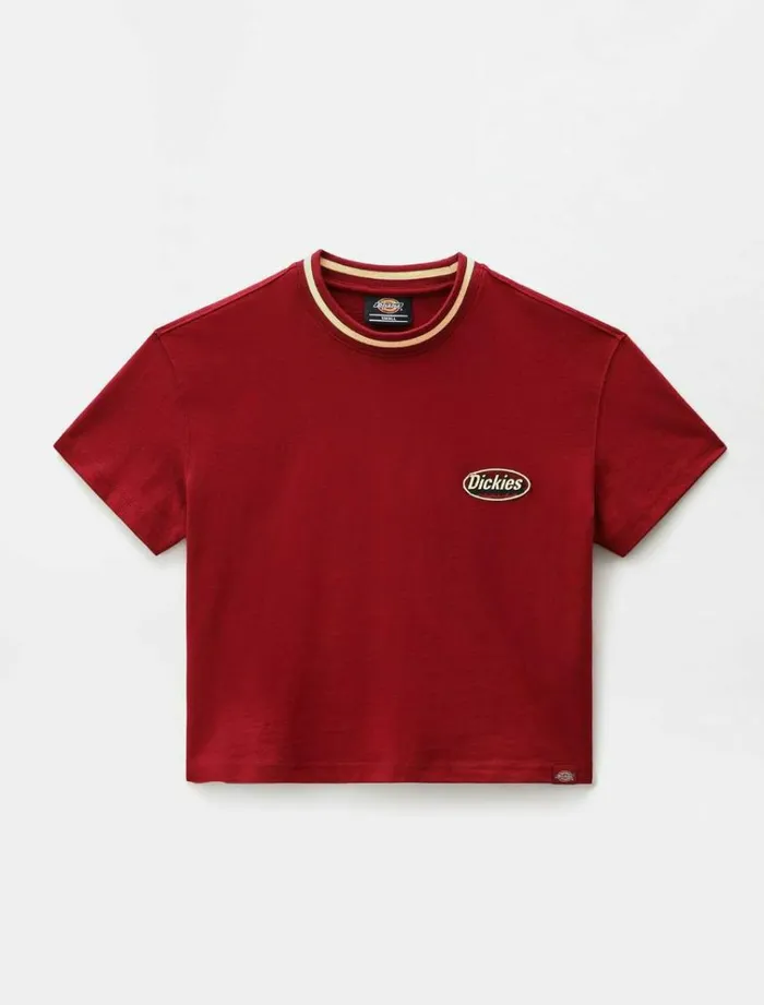 Women TShirts and Tops Dickies Saxman TShirt Bikg Red