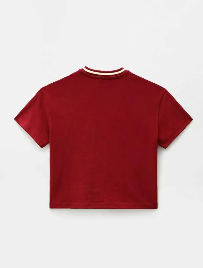 Women TShirts and Tops Dickies Saxman TShirt Bikg Red