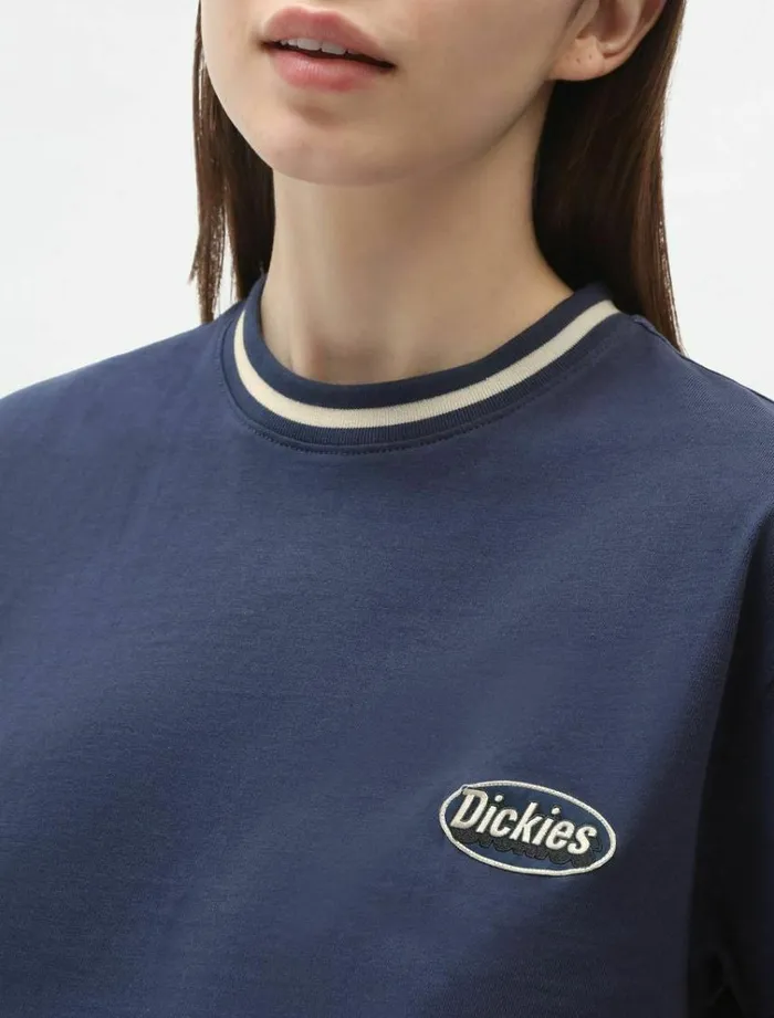 Women TShirts and Tops Dickies Saxman TShirt Navy Blue