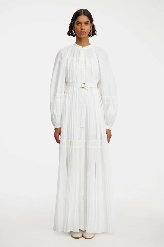 Women TEALBY MAXI DRESS Ivory Acler Maxi Dresses