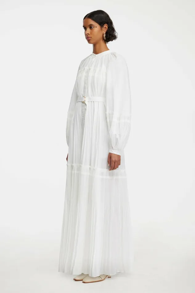 Women TEALBY MAXI DRESS Ivory Acler Maxi Dresses