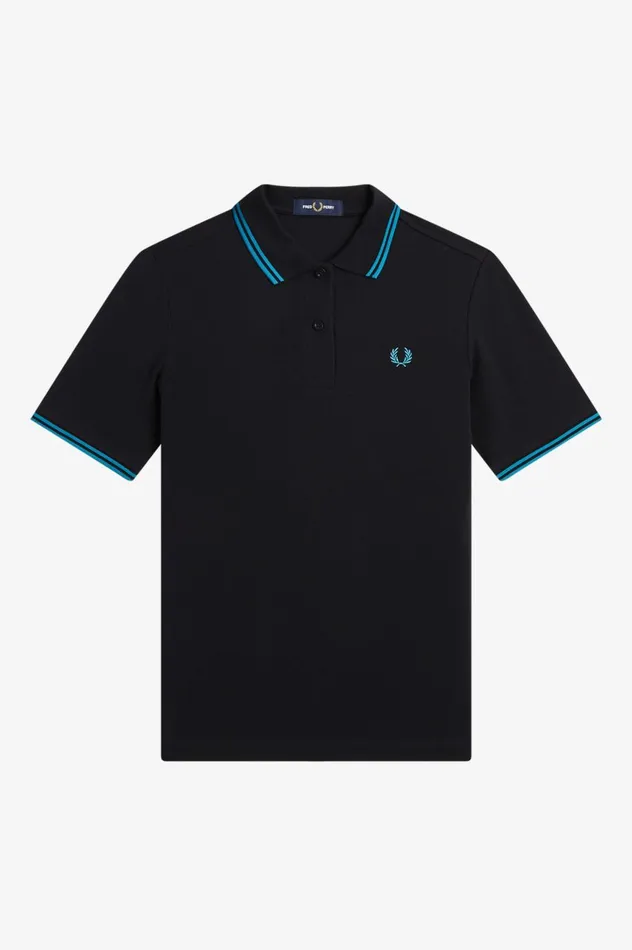 Women The ShirtG3600 Blackcyber Blue Fred Perry The Fred Perry Shirt