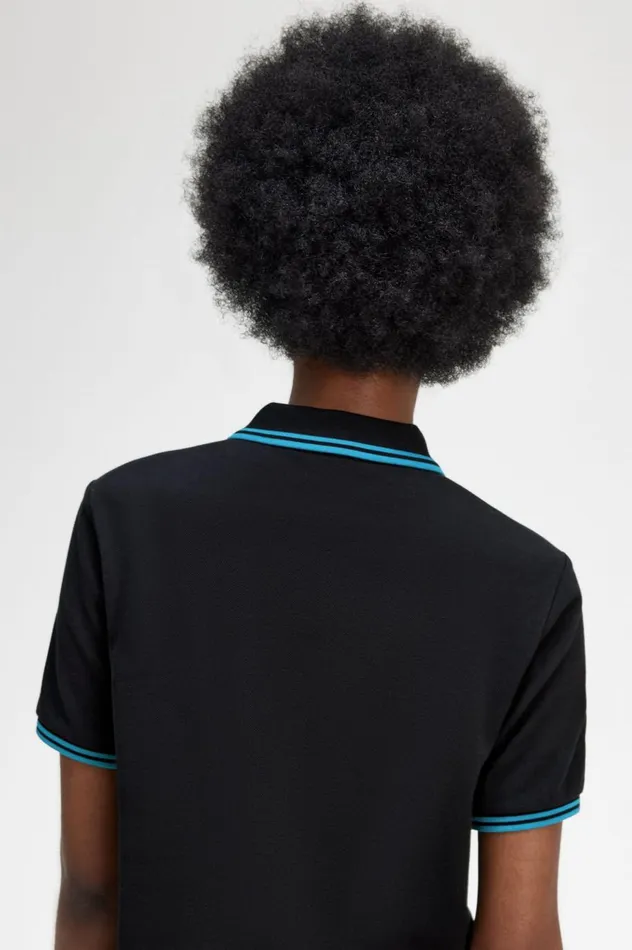 Women The ShirtG3600 Blackcyber Blue Fred Perry The Fred Perry Shirt