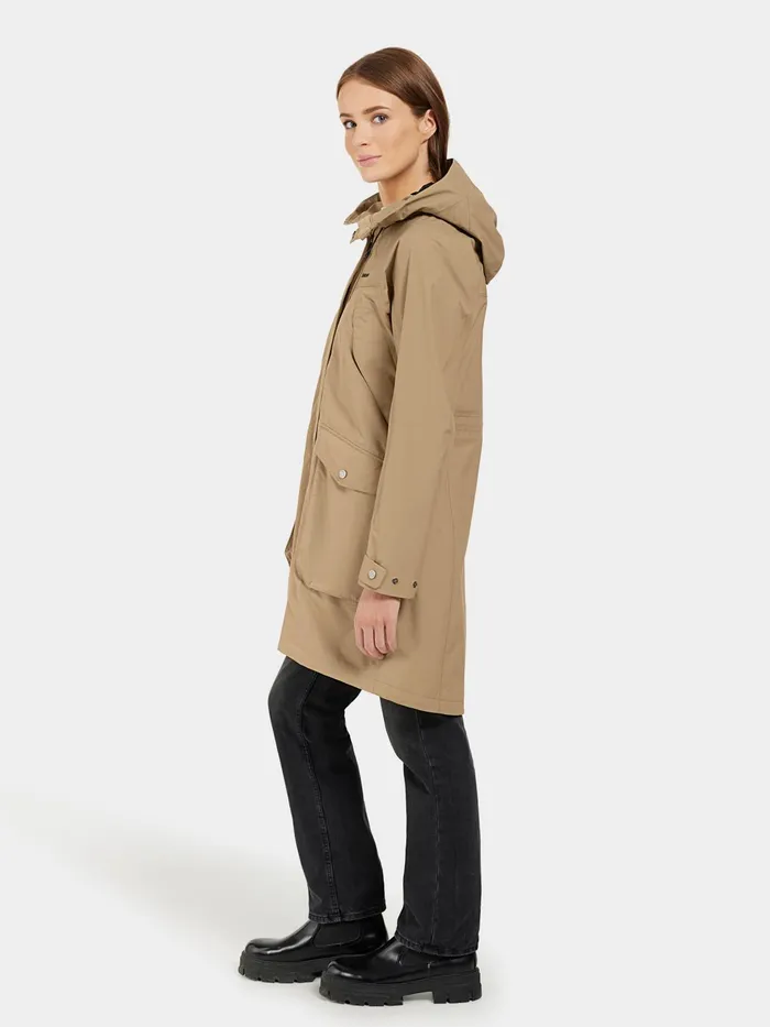 Women Thelma Parka Wood Didriksons Autumn Jackets