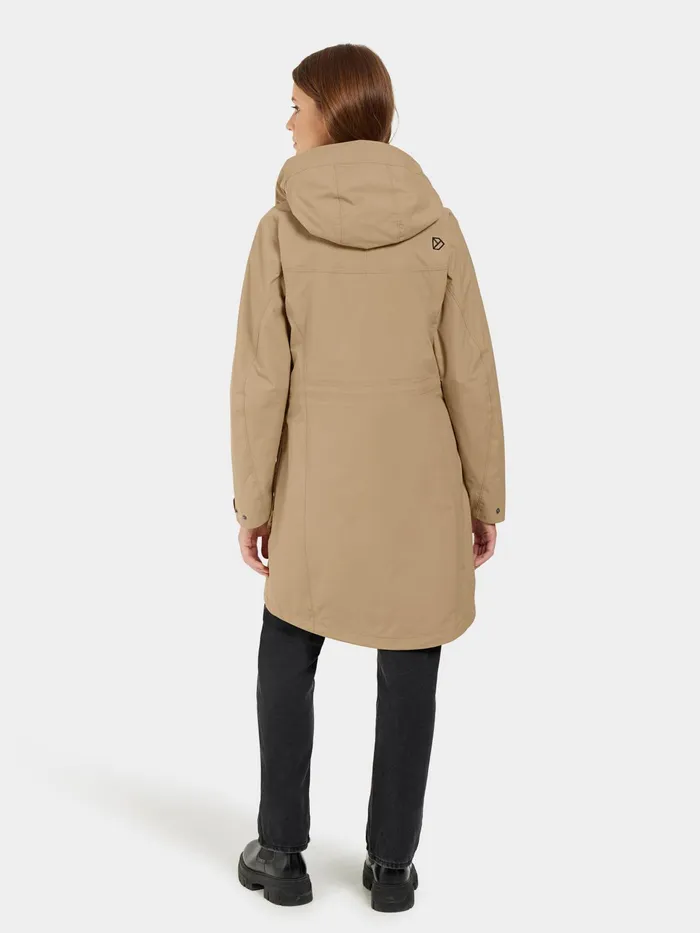 Women Thelma Parka Wood Didriksons Autumn Jackets