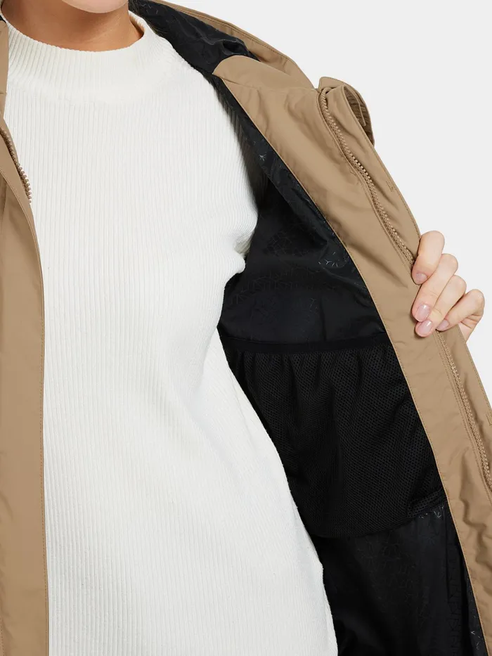 Women Thelma Parka Wood Didriksons Autumn Jackets