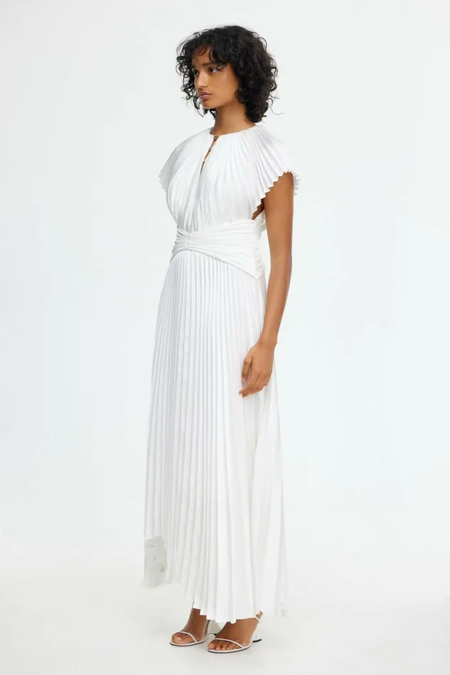 Women THORNBURY MIDI DRESS Ivory Acler Bridal Gowns