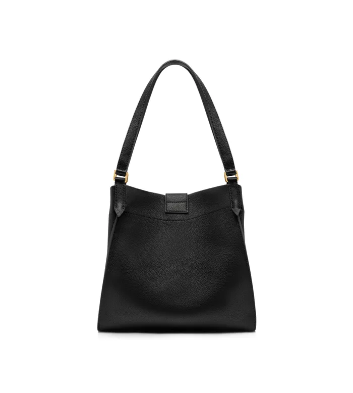 Women Totes Tom Ford Grain Leather Tara Medium Tote Black Women Totes Tom Ford Grain Leather Tara Medium Tote Black