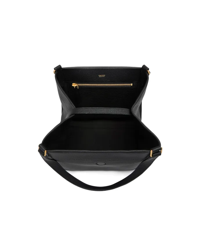 Women Totes Tom Ford Grain Leather Tara Medium Tote Black Women Totes Tom Ford Grain Leather Tara Medium Tote Black