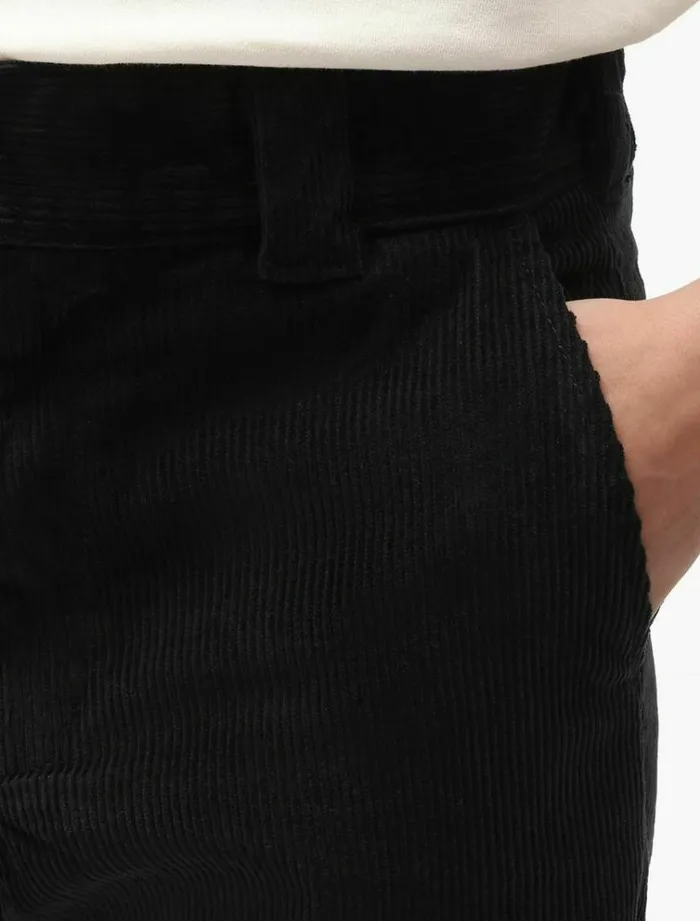 Women Trousers Dickies 874 Crop Cord Pant Black