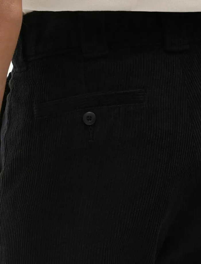 Women Trousers Dickies 874 Crop Cord Pant Black