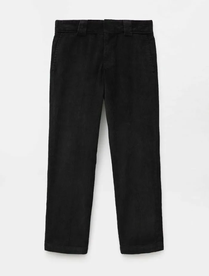 Women Trousers Dickies 874 Crop Cord Pant Black