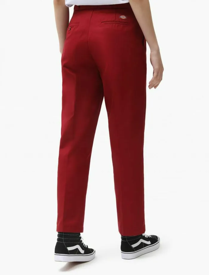 Women Trousers Dickies Elizaville Work Pant Bikg Red