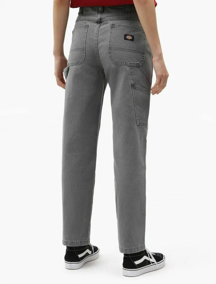 Women Trousers Dickies Ellendale Denim Pant Vtage Aged Grey