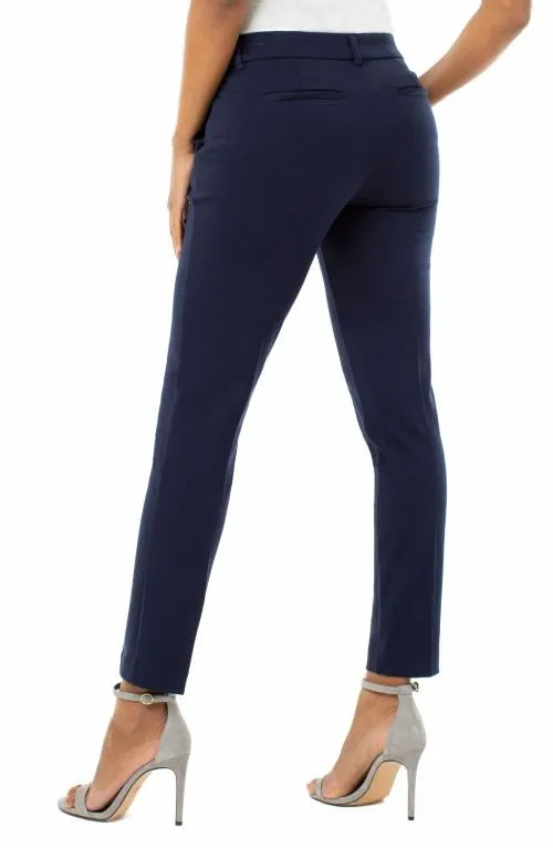 Women Trousers Liverpool Los Angeles Kelsey Knit Trouser Super Stretch Cadet Blue
