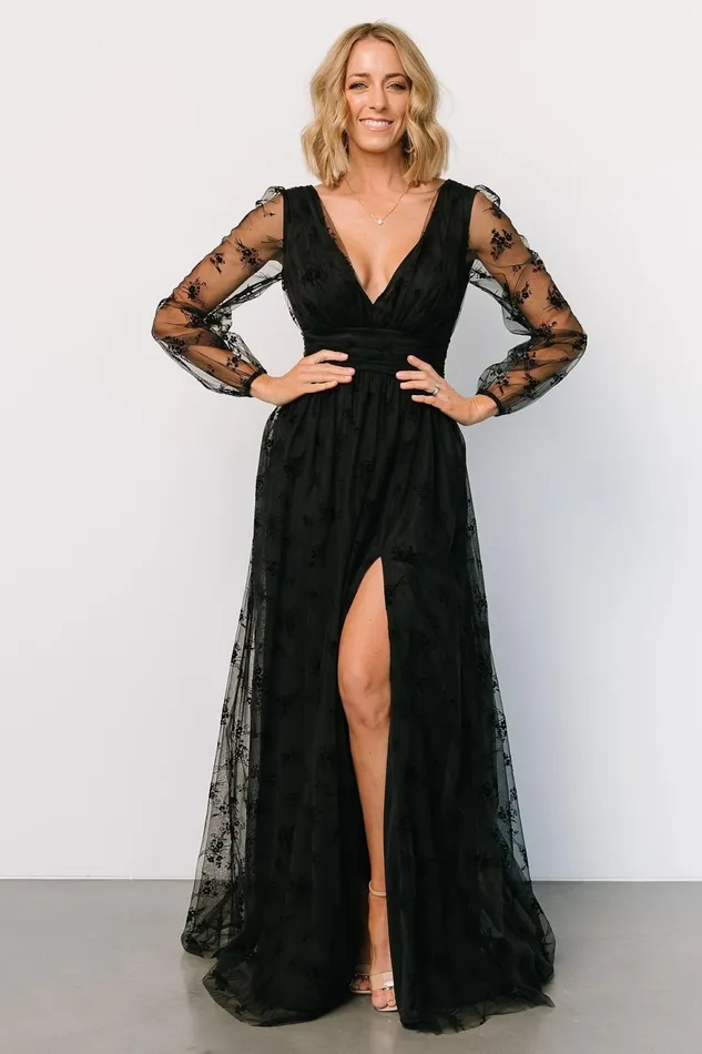 Women Tulle Styles Baltic Born Isabelle Tulle Maxi Dress Black Women Tulle Styles Baltic Born Isabelle Tulle Maxi Dress Black