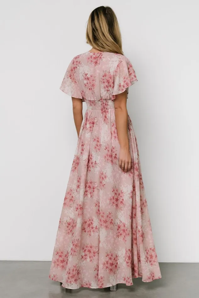 Women Wedding Guest Baltic Born Lynlee Metallic Maxi Dress Pink Multi Women Wedding Guest Baltic Born Lynlee Metallic Maxi Dress Pink Multi