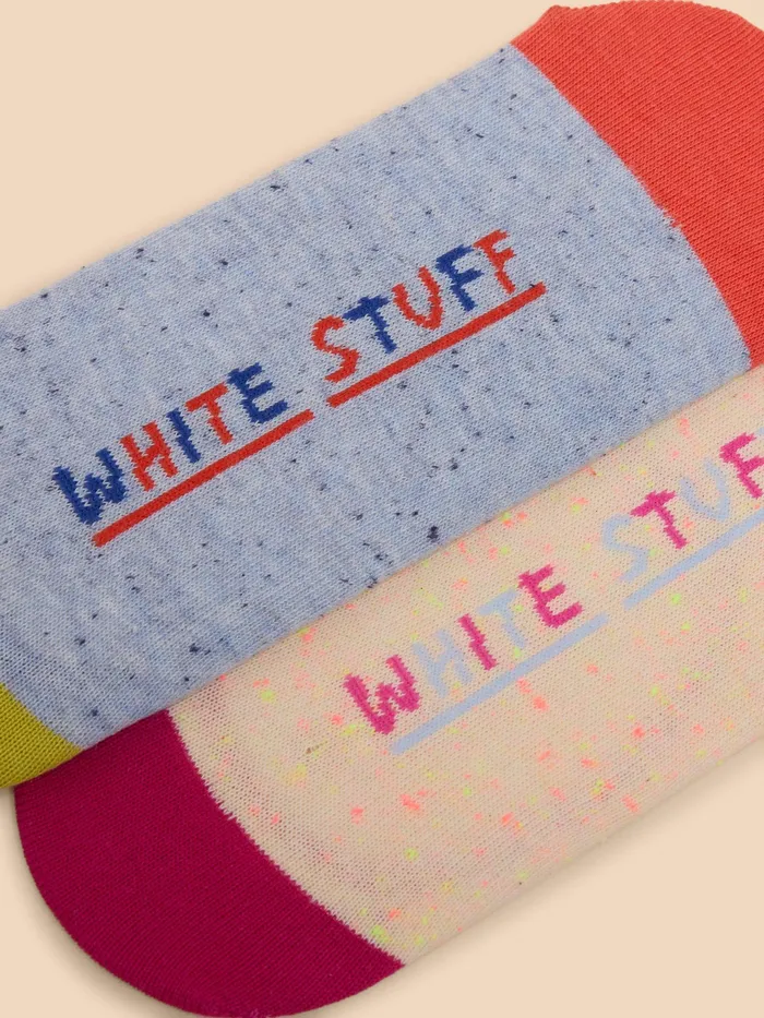 Women White Stuff Accessories 2 Pack Nep No Show Socks Women White Stuff Accessories 2 Pack Nep No Show Socks