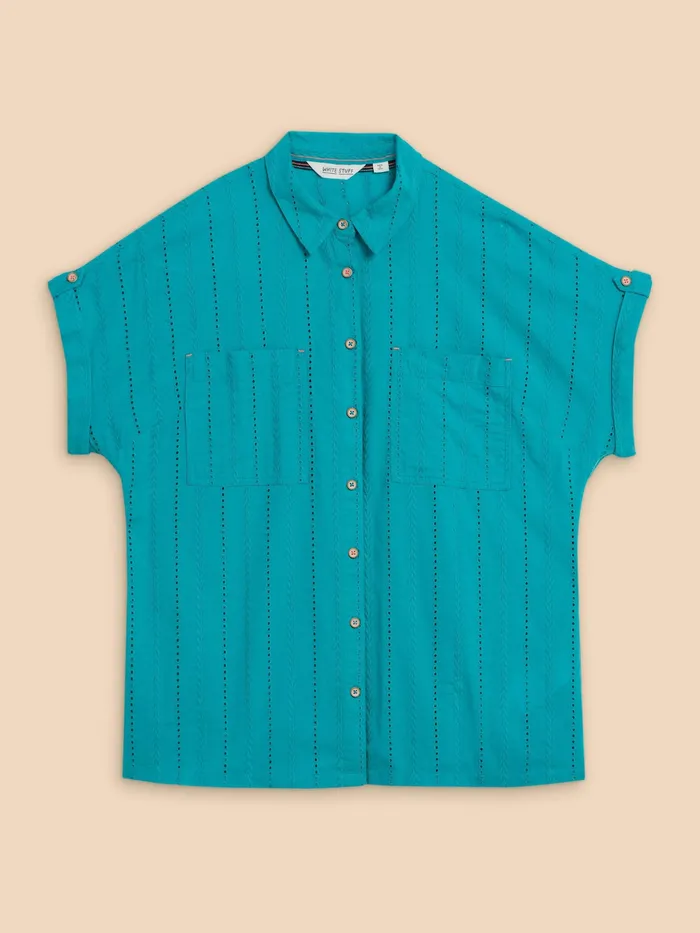 Women White Stuff Clothing Ellie Cotton Broderie Shirt