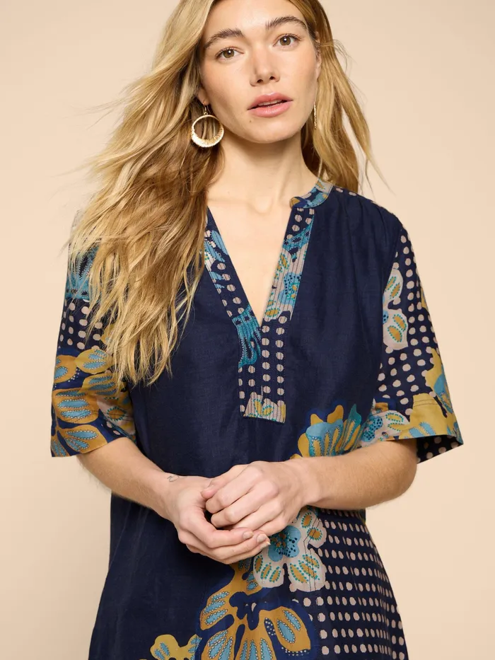 Women White Stuff Clothing June Shift Linen Dress Women White Stuff Clothing June Shift Linen Dress
