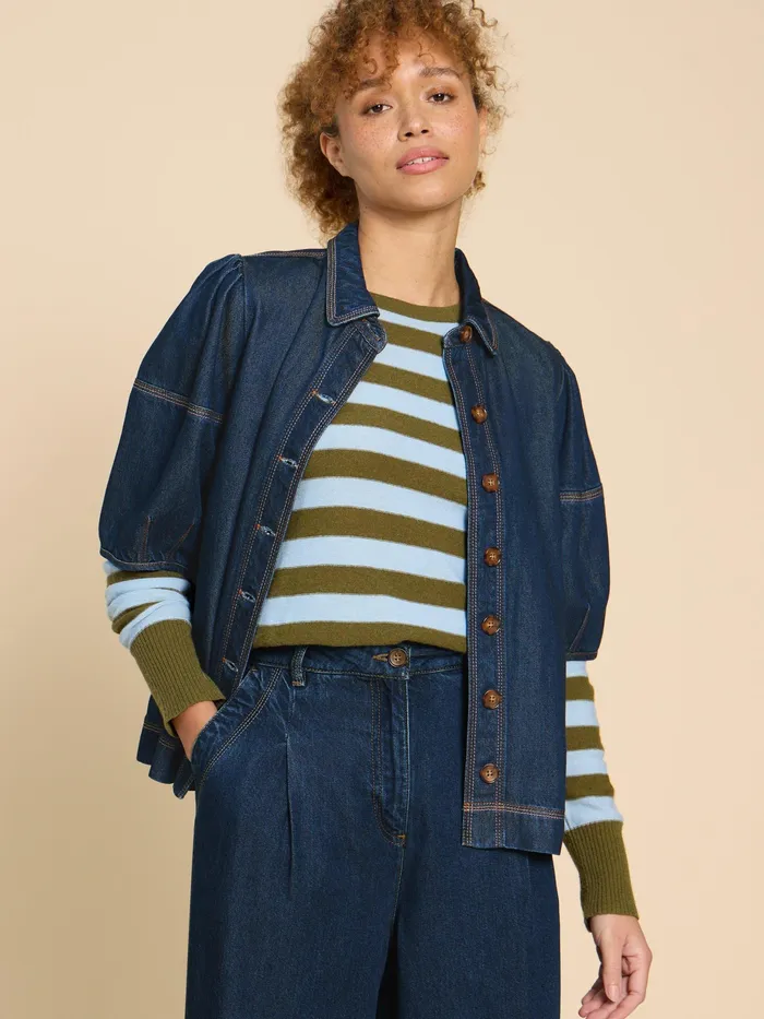 Women White Stuff Clothing Kerry Denim Shirt