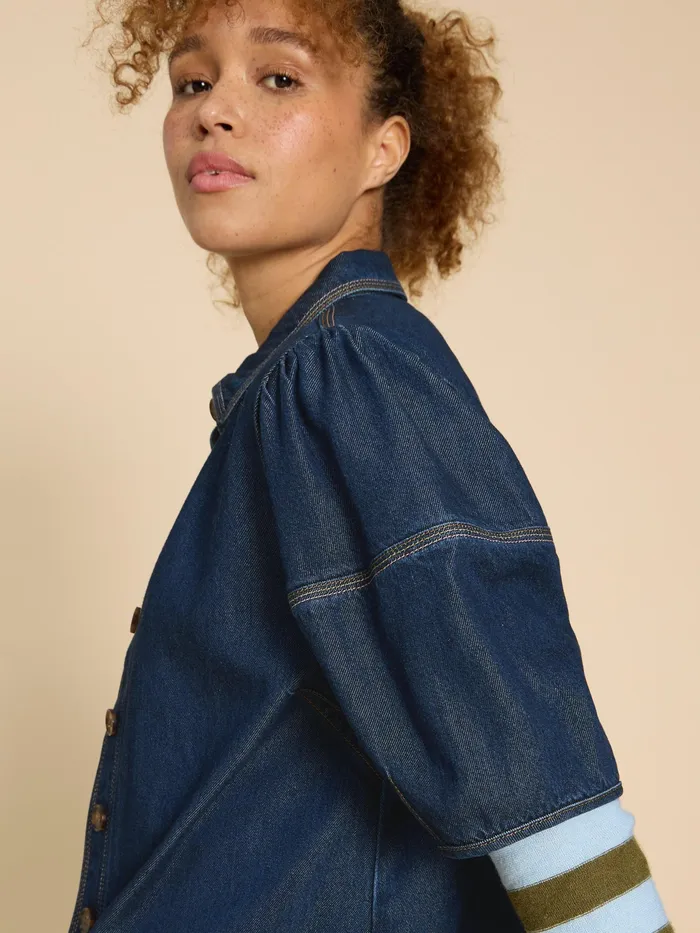 Women White Stuff Clothing Kerry Denim Shirt
