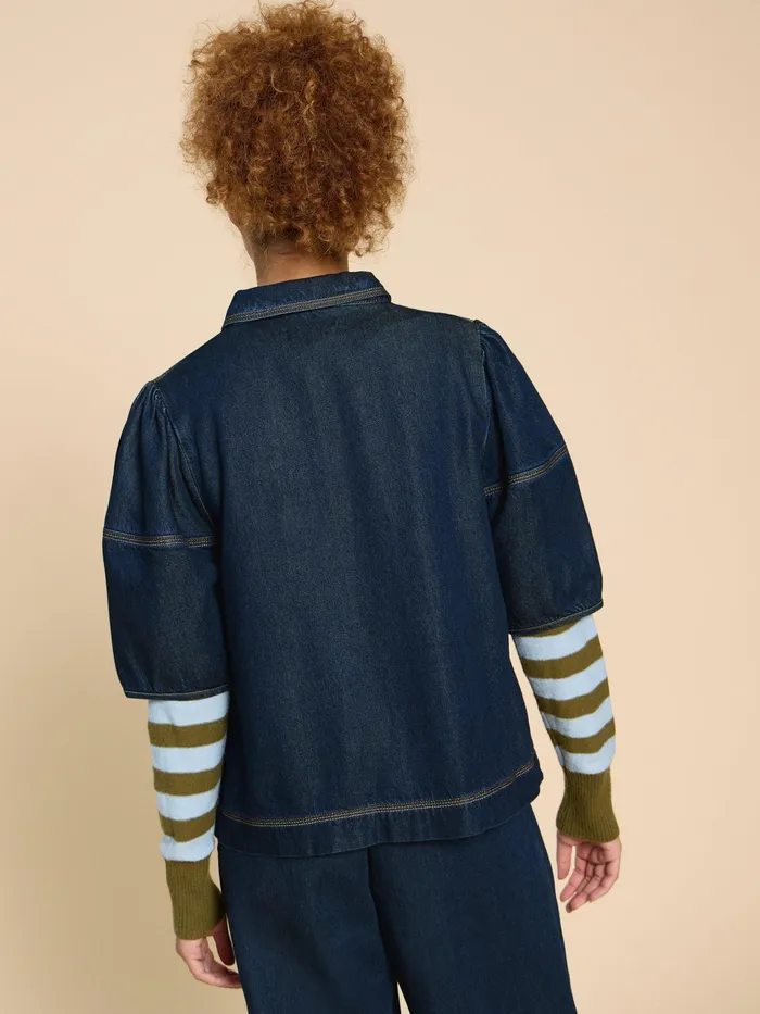 Women White Stuff Clothing Kerry Denim Shirt