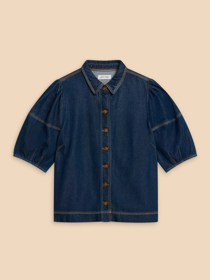 Women White Stuff Clothing Kerry Denim Shirt