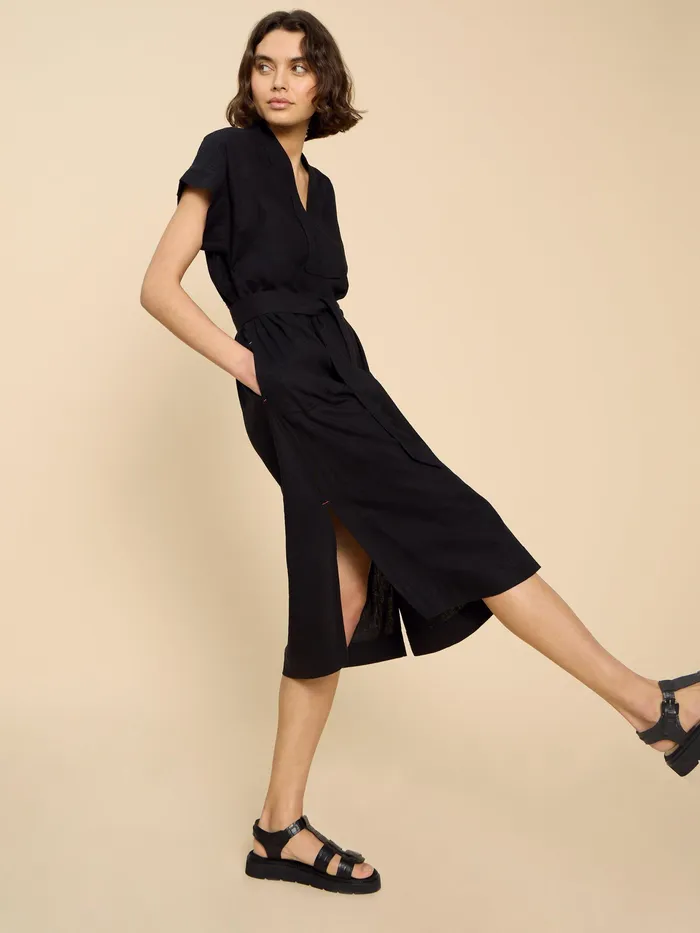 Women White Stuff Clothing Marianne Linen Blend Dress