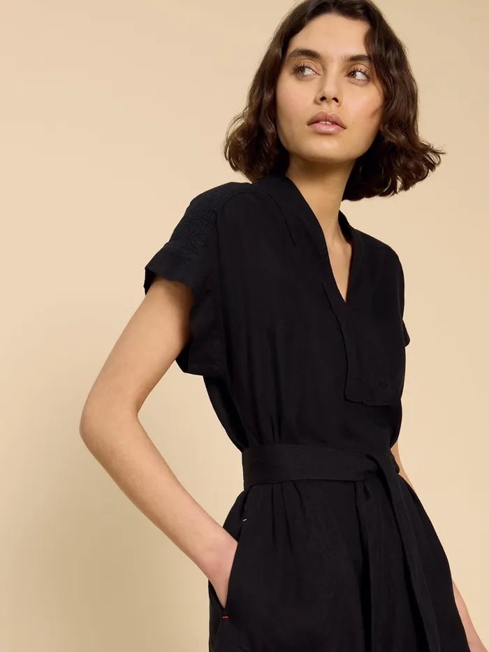 Women White Stuff Clothing Marianne Linen Blend Dress