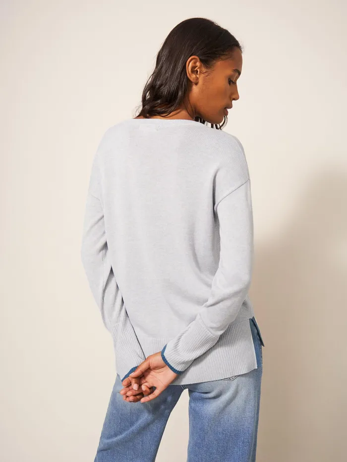 Women White Stuff Clothing Olive Knitted Jumper