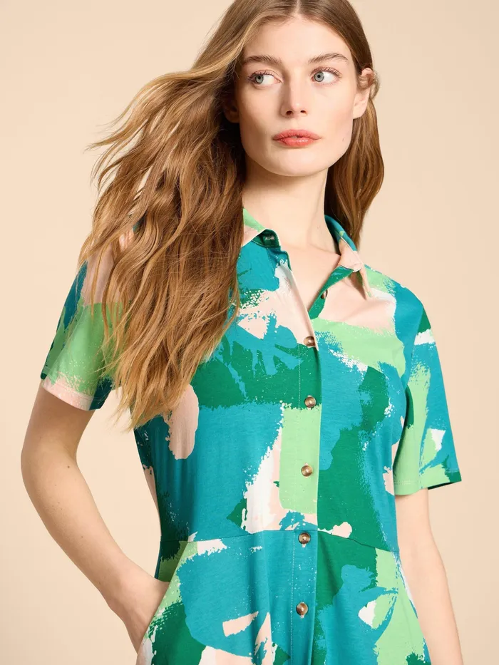 Women White Stuff Clothing Ria Jersey Shirt Dress