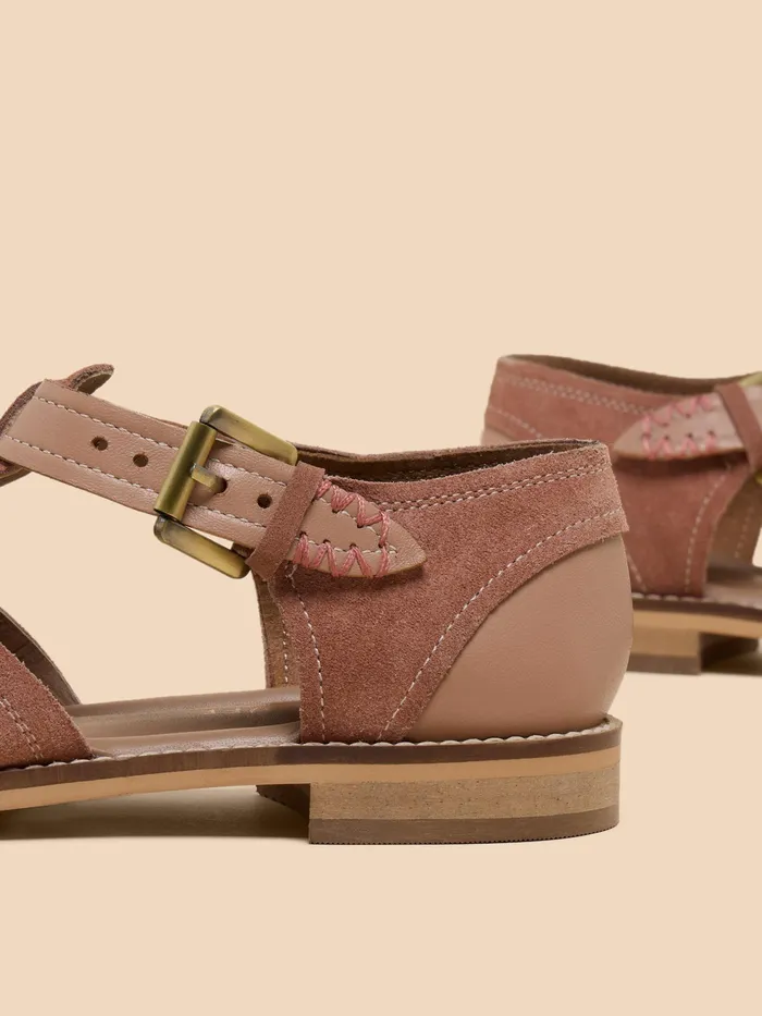 Women White Stuff Footwear Floral Leather Fisherman Shoe