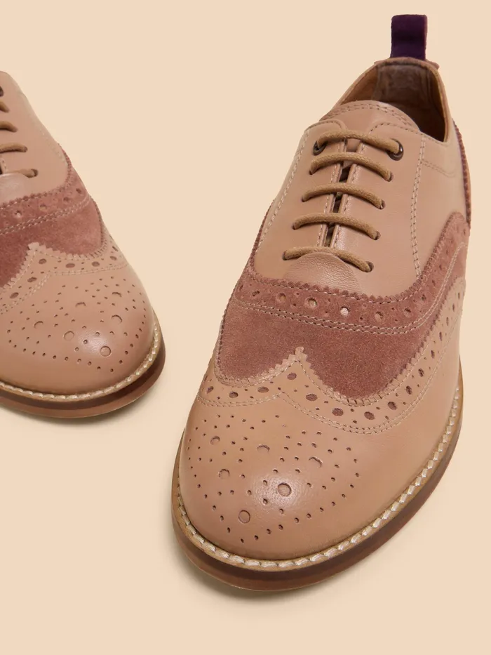 Women White Stuff Footwear Thistle Lace Up Leather Brogue Women White Stuff Footwear Thistle Lace Up Leather Brogue