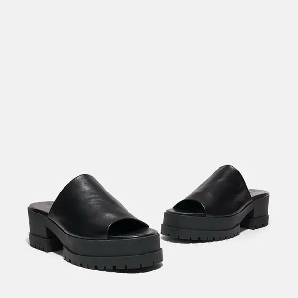 Women WIAM Black Clergerie Mules