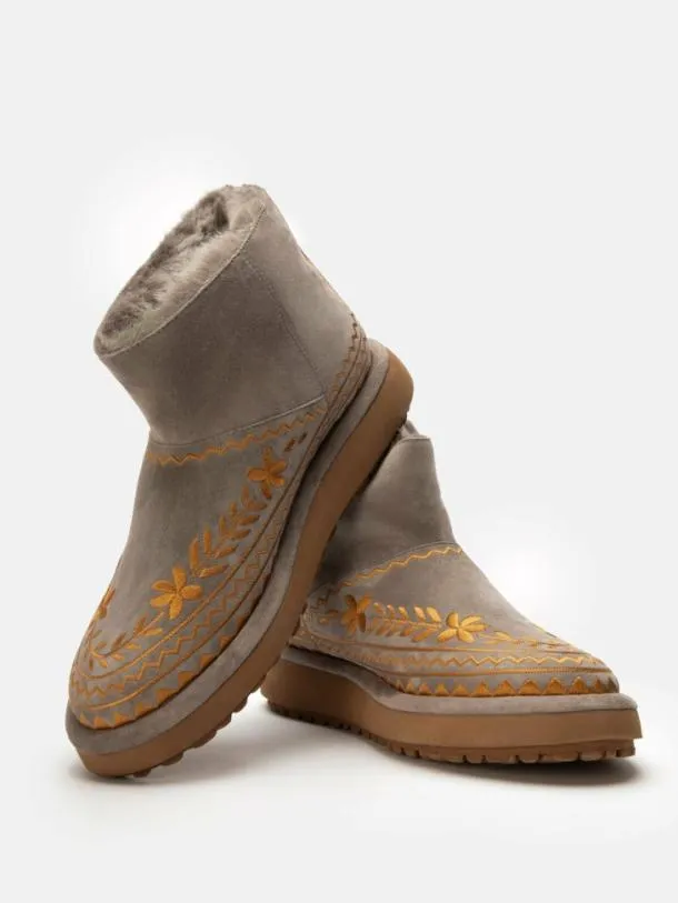 Women ZARINA Stone Clergerie Ankle Boots