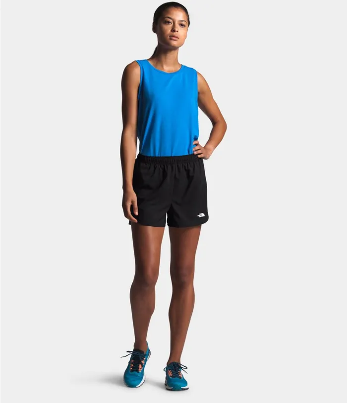 Womens Active Trail Run Short Tnf Black The North Face Active Bottoms