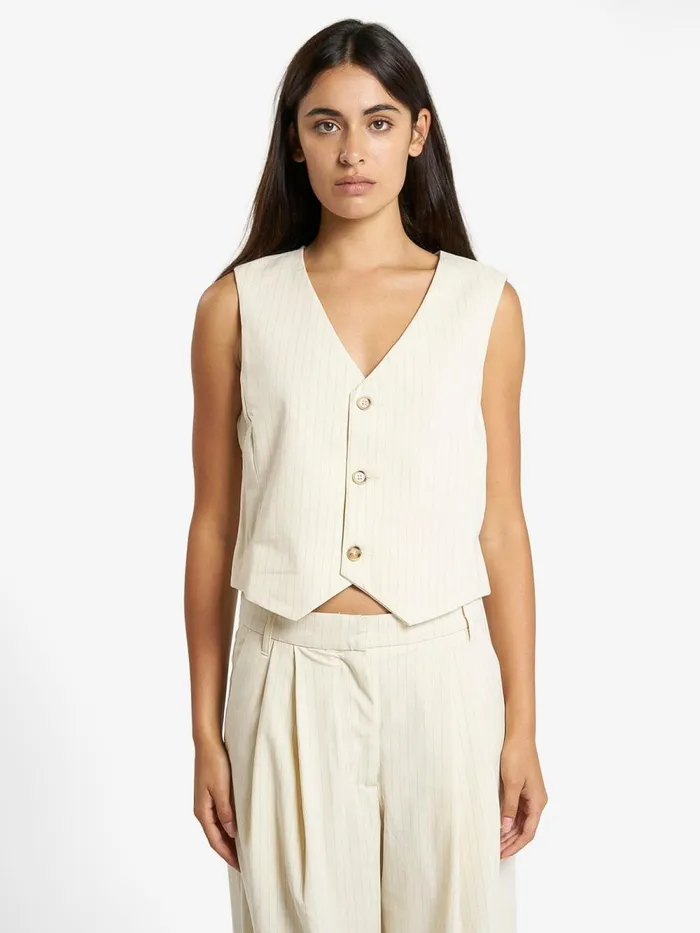 Womens Agnes Vest Milk Thrills Tops and Tees