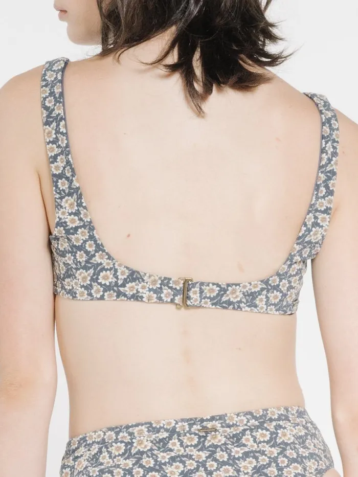 Womens Arnica Crop Top Navy Thrills Swim