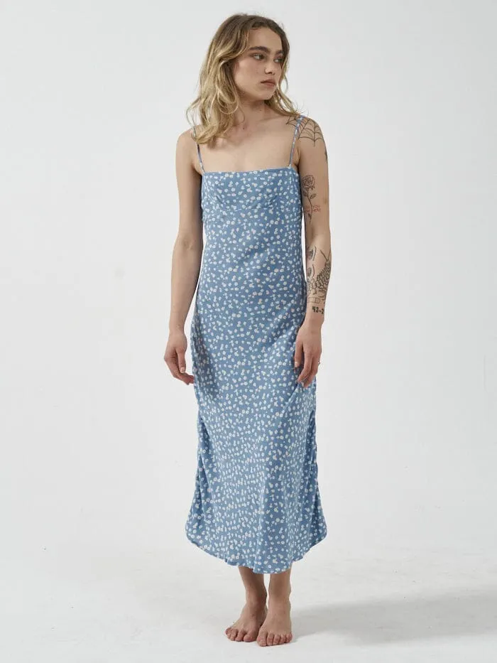Womens Aster Mid Length Dress Powder Blue Thrills Dresses