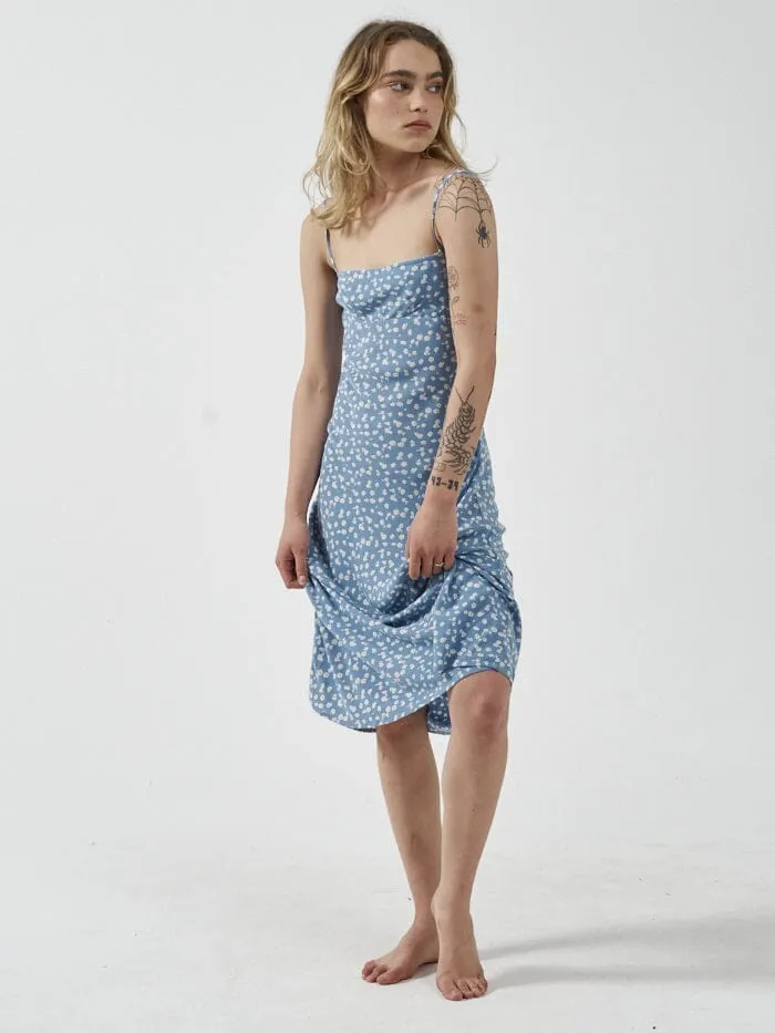 Womens Aster Mid Length Dress Powder Blue Thrills Dresses