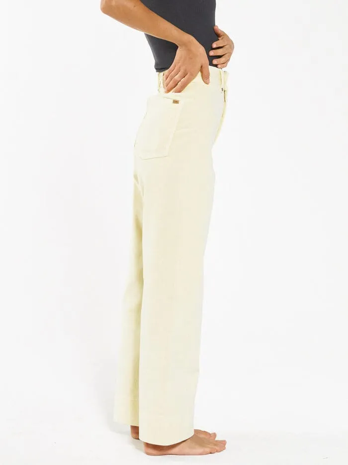 Womens Belle Full Length Cord Pant Sunlight Thrills Pants