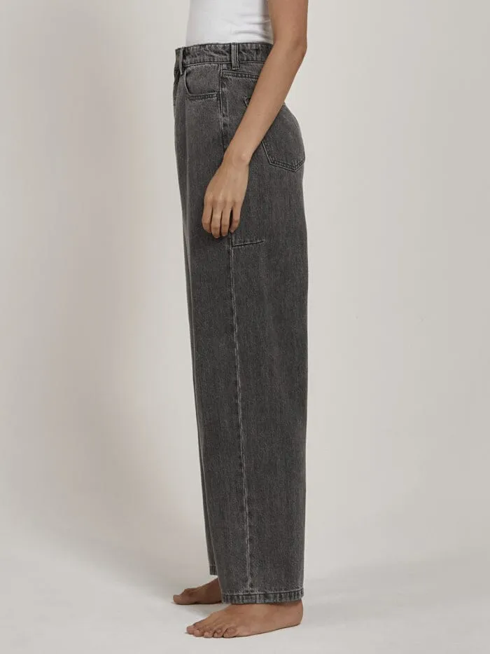 Womens Billie Jean Asphalt Grey Thrills High Waisted Jeans