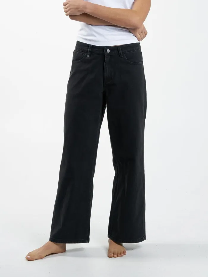 Womens Billie Low Jean Dusk Black Thrills Denim