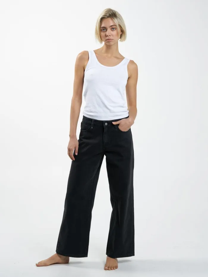 Womens Billie Low Jean Dusk Black Thrills Denim