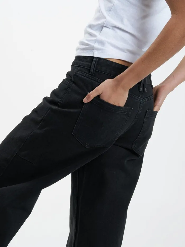 Womens Billie Low Jean Dusk Black Thrills Denim