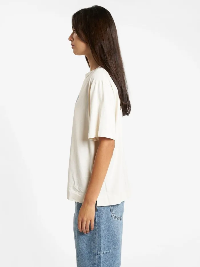 Womens Come Enjoy Reality Box Tee Heritage White Thrills Tops and Tees