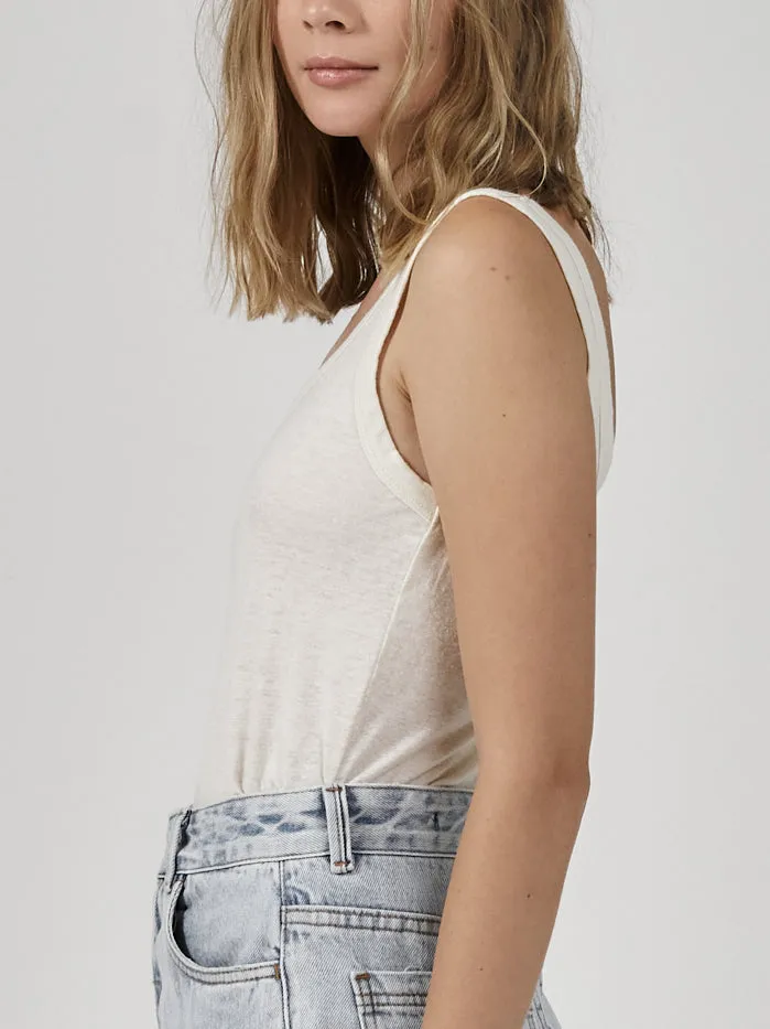 Womens Enlightenment Embro Hemp Retro Tank Tofu Thrills Tops and Tees