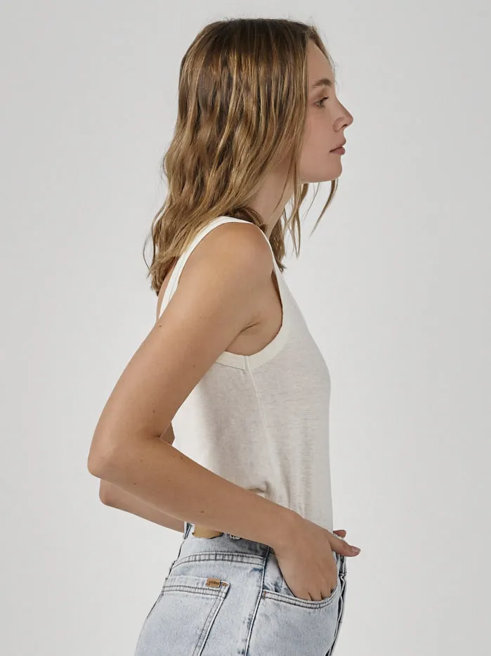 Womens Enlightenment Embro Hemp Retro Tank Tofu Thrills Tops and Tees