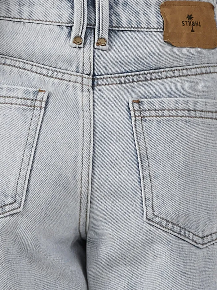 Womens Erica Mid Rise Short Faded Generation Blue Thrills Denim Shorts